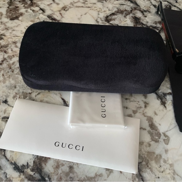 New GUCCI Havana Aviator Tortoise Sunglasses, Green & Red, Full Inclusion - Picture 16 of 16